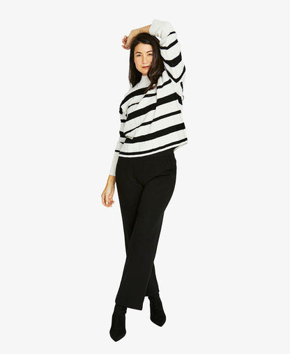 Rib Stripe Pullover