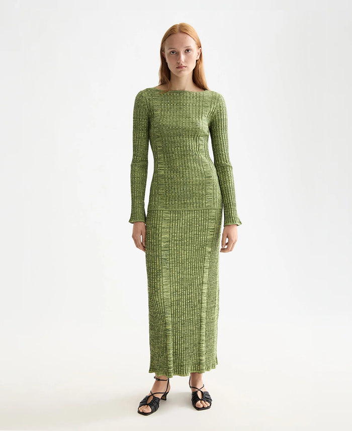 Ribbed Knitted Pullover