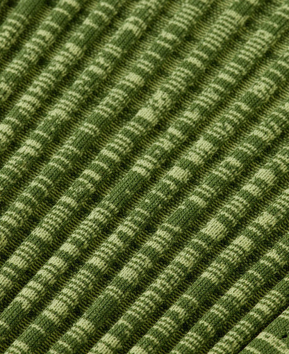 Ribbed Knitted Pullover