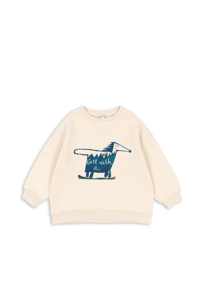 Rosie H-W X Konges Slojd Roller Sweatshirt in Summer Sand