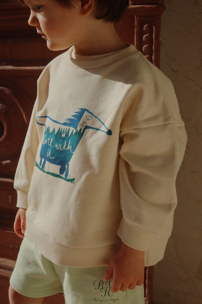 Rosie H-W X Konges Slojd Roller Sweatshirt in Summer Sand