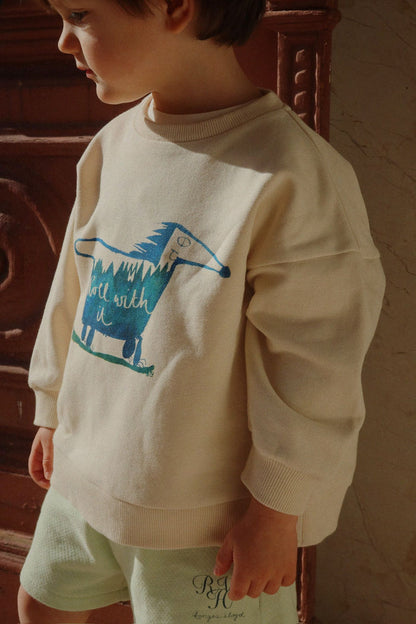 Rosie H-W X Konges Slojd Roller Sweatshirt in Summer Sand