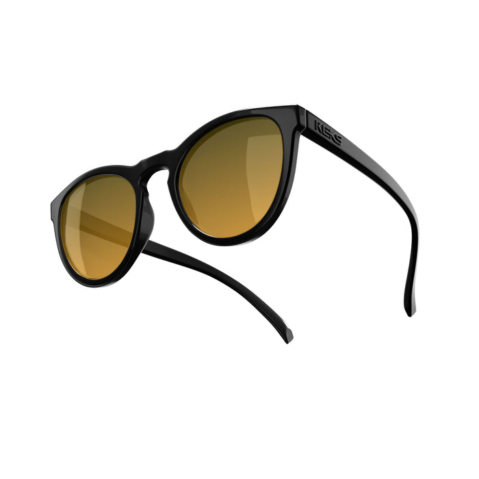 Single Vision / Solid Smoke / Gold Mirror