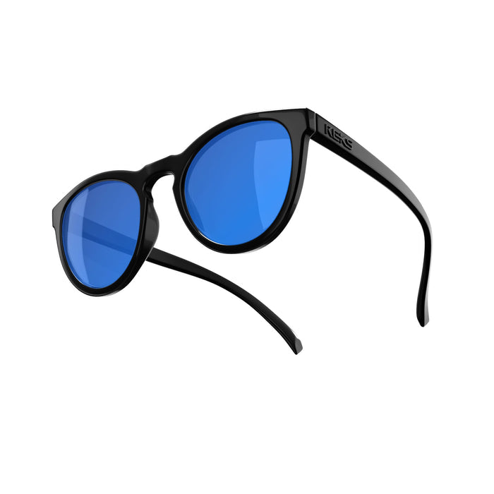 Single Vision / Solid Smoke / Cobalt Blue Mirror