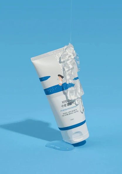 Tube of cream with a blue background