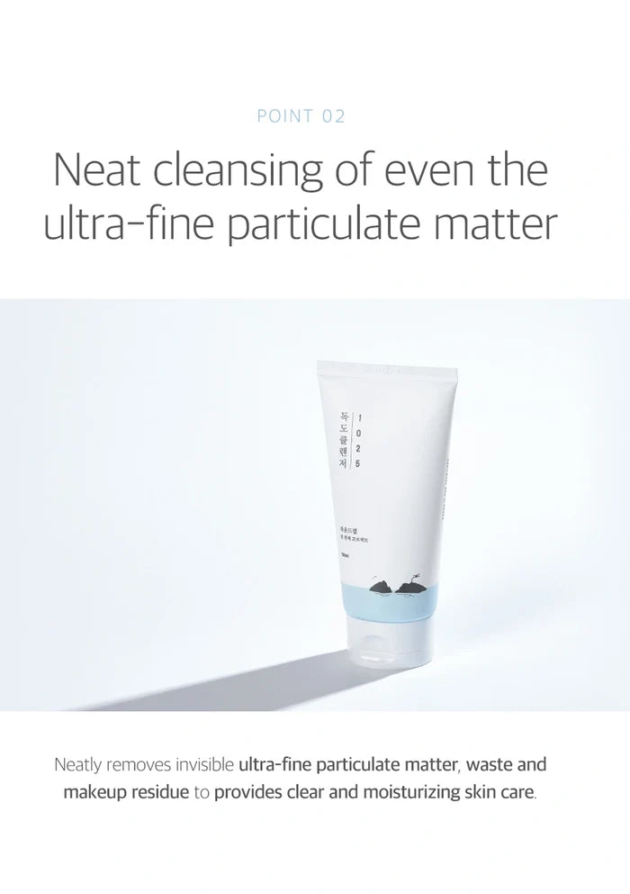 Cleansing product with text on a white background