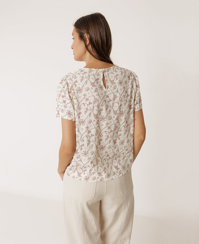 Round Neck Lace Shirt
