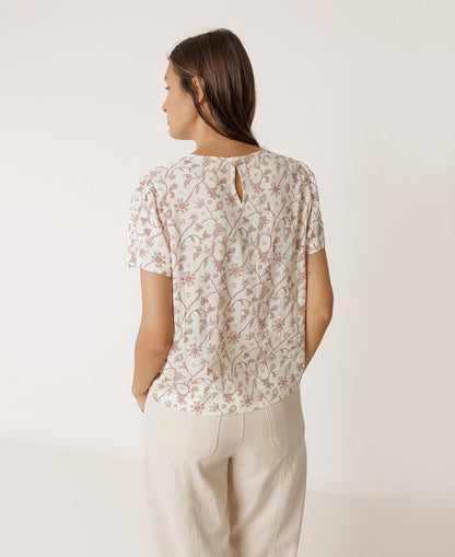 Round Neck Lace Shirt