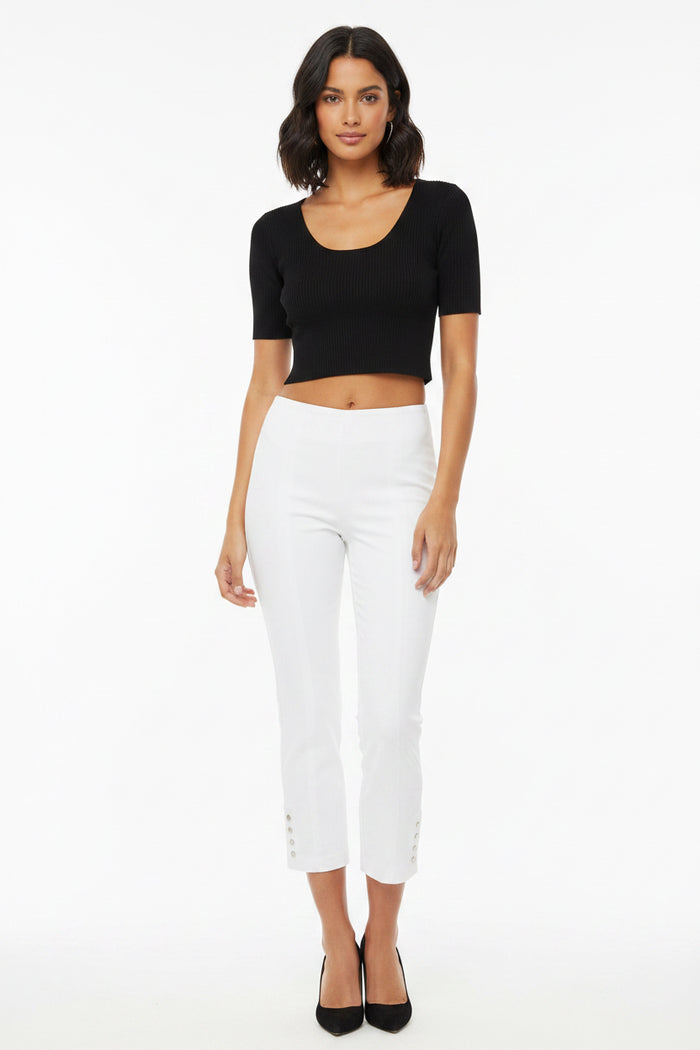 Roy Klaveli Side Crystal Capri Pant