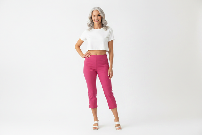 Roy Klaveli Side Crystal Capri Pant