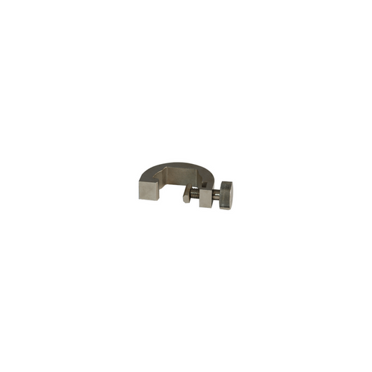 Safety Stop Clamp for Microscope Track Stand, SKU SA02131101, three quarter front view