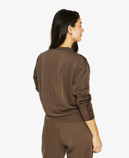Satin Trim Lounge Top