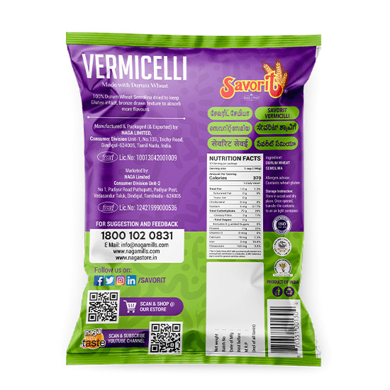 Savorit Shortcut Roasted Vermicelli - 1 Kg