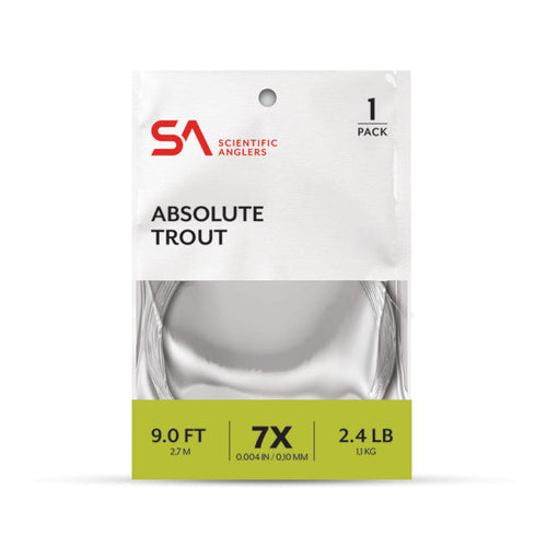 Scientific Anglers Absolute Trout Leaders 9 foot