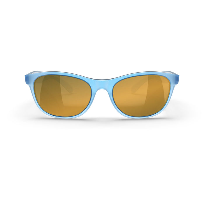 Single Vision / Solid Smoke / Gold Mirror