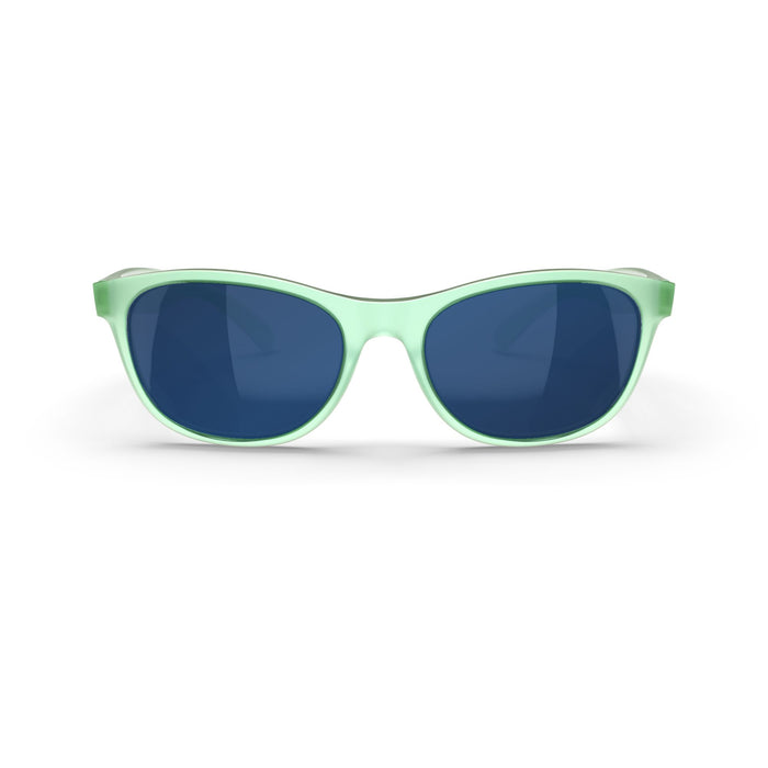 Single Vision / Solid Smoke / Solid Blue Mirror
