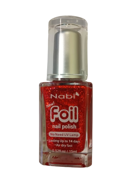 SFN03- FOIL NAIL POLISH CORAL