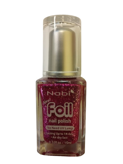 SFN06- FOIL NAIL POLISH BLUE