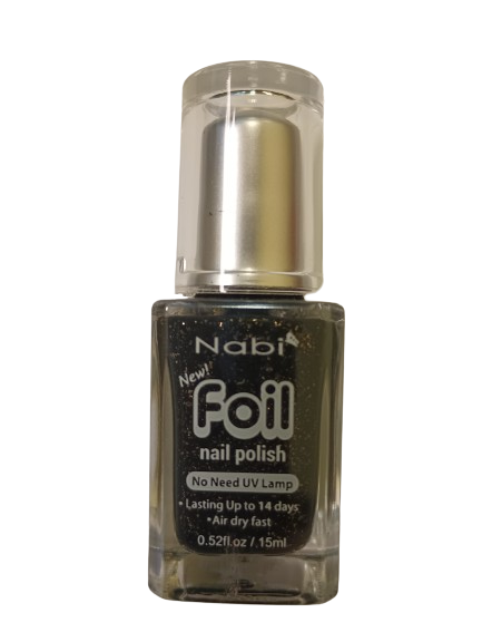 SFN07- FOIL NAIL POLISH BLACK
