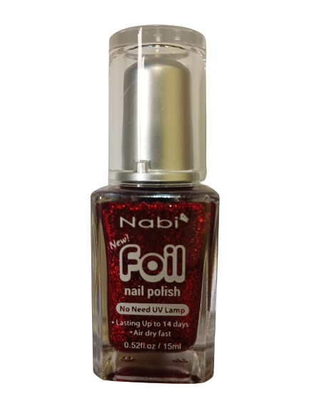 SFN11- FOIL NAIL POLISH WINE