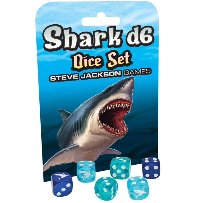 Shark d6 Dice Set