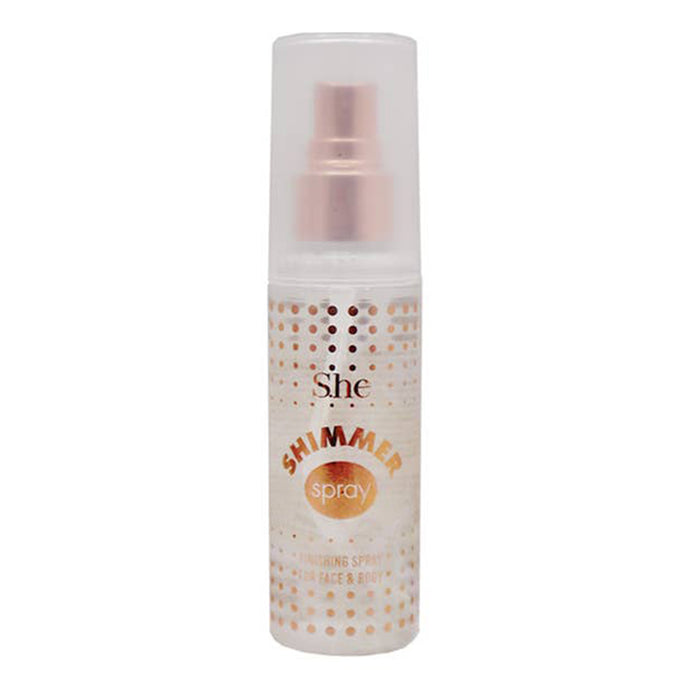 S.he Makeup Face & Body Finishing Shimmer Spray 2.45oz/ 75ml
