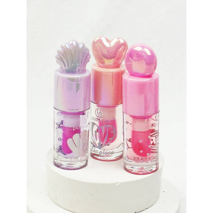 Shell Design Mixed Summer Theme Lip Oil