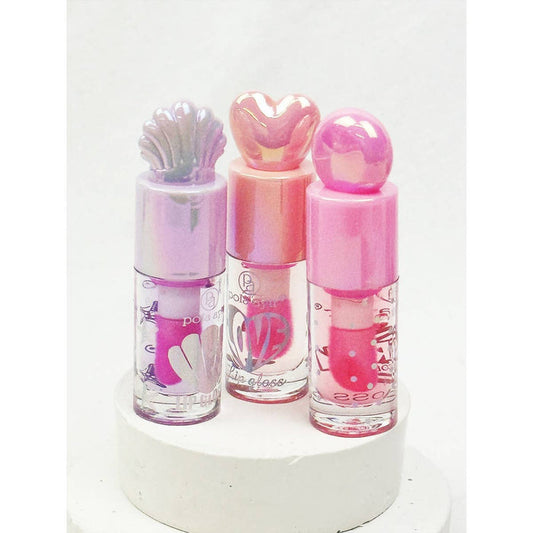 Shell Design Mixed Summer Theme Lip Oil