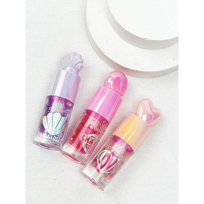 Shell Design Mixed Summer Theme Lip Oil