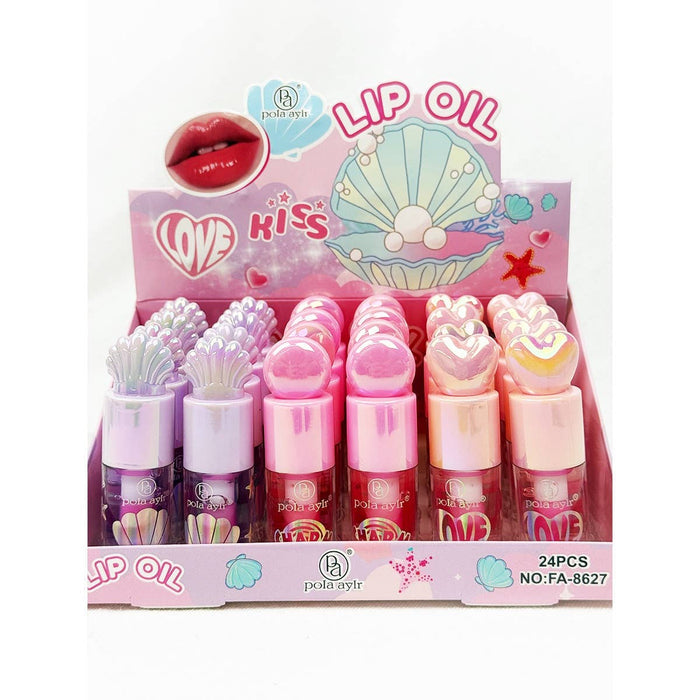 Shell Design Mixed Summer Theme Lip Oil