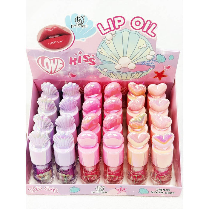Shell Design Mixed Summer Theme Lip Oil