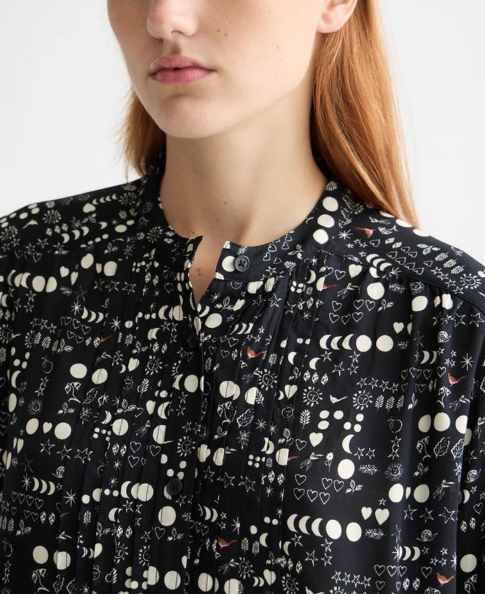 Shirt with Lace and Ties