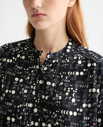Shirt with Lace and Ties