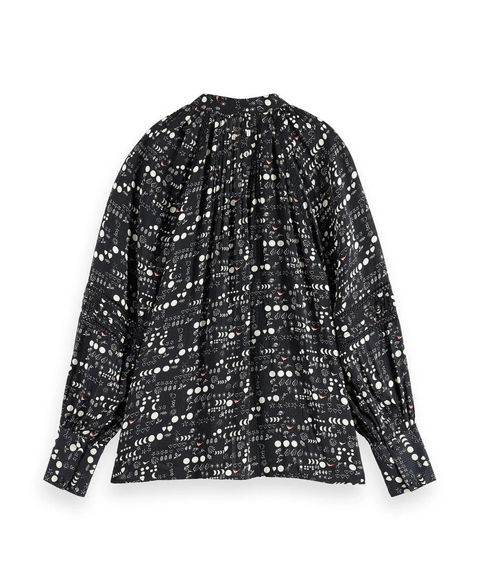 Shirt with Lace and Ties