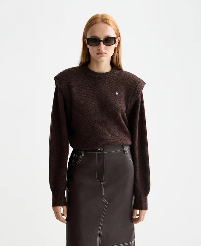 Shoulder Detail Pullover