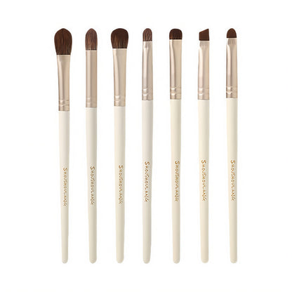 SHOUSHOULANG Corn Poppy Collection Professional Eye Makeup Brush 7 Pcs Set T4930