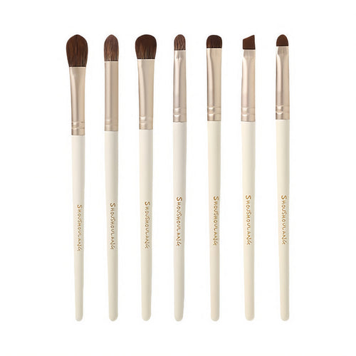 SHOUSHOULANG Corn Poppy Collection Professional Eye Makeup Brush 7 Pcs Set T4930