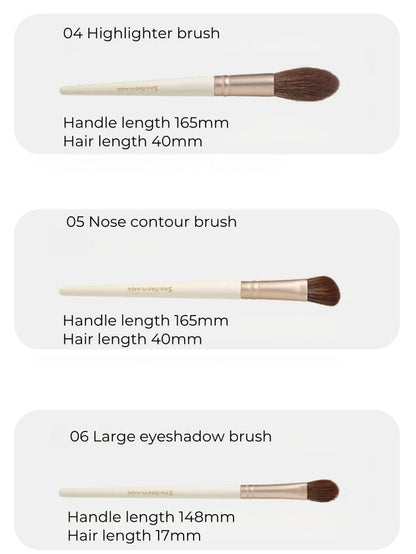 SHOUSHOULANG Corn Poppy Collection Professional Makeup Brush 13 Pcs Set T4929