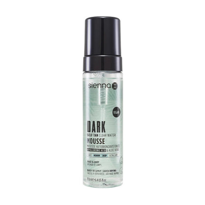 SIENNA X Dark Tan Water Mousse - savaiminio įdegio putos