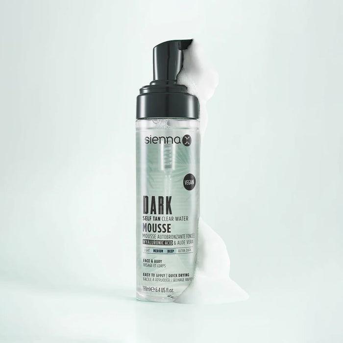 SIENNA X Dark Tan Water Mousse - savaiminio įdegio putos