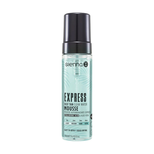 SIENNA X Express Tan Water Mousse - savaiminio įdegio putos