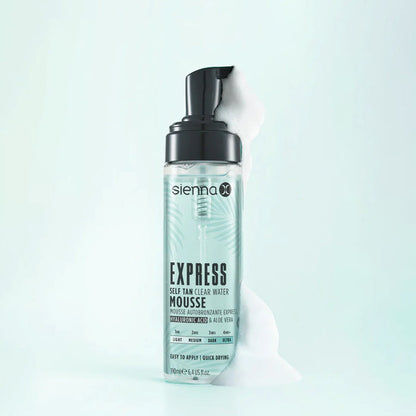 SIENNA X Express Tan Water Mousse - savaiminio įdegio putos