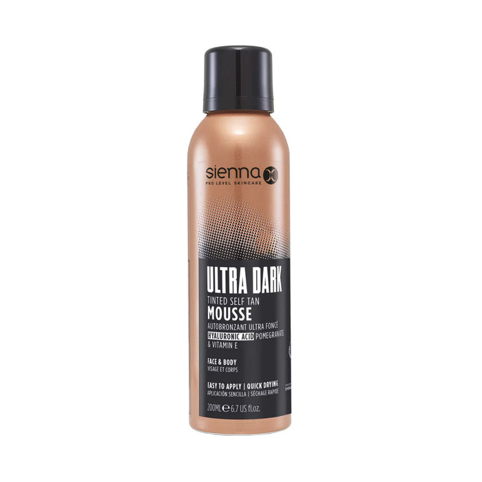 SIENNA X Ultra Dark Tinted Mousse - savaiminio įdegio putos
