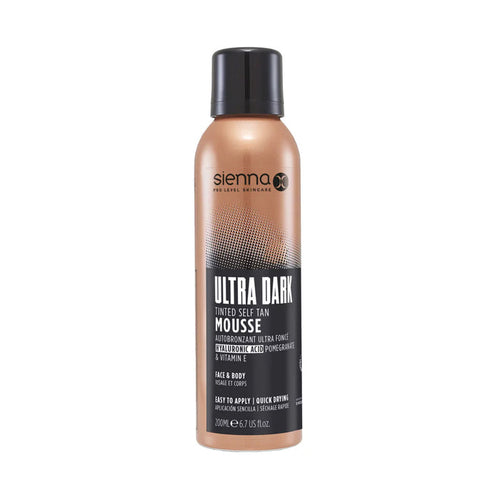 SIENNA X Ultra Dark Tinted Mousse - savaiminio įdegio putos