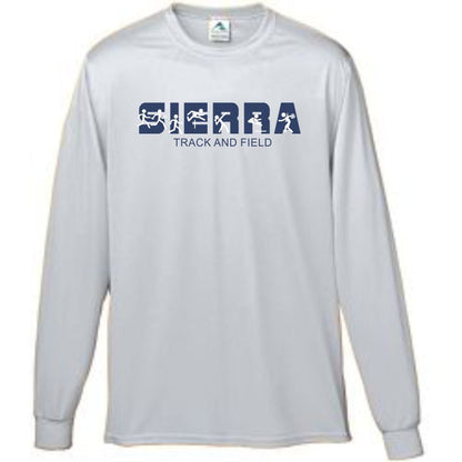 Sierra Track & Field LS Wicking Shirt- Events