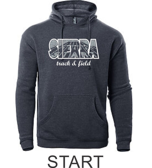 Sierra Track & Field Unisex Start Hoodie- Matte or Glitter