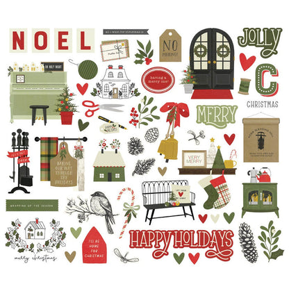 Simple Stories - The Holiday Life Bits & Pieces Die-Cuts 54/Pkg