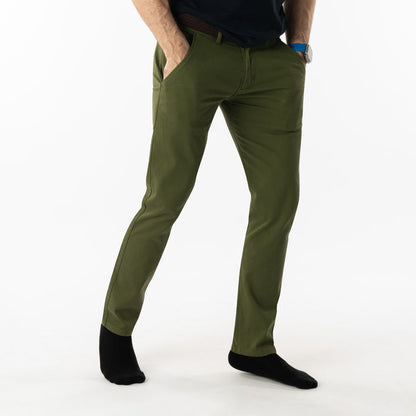 Slim Fit Chino Pants - IRONGEAR Fitness