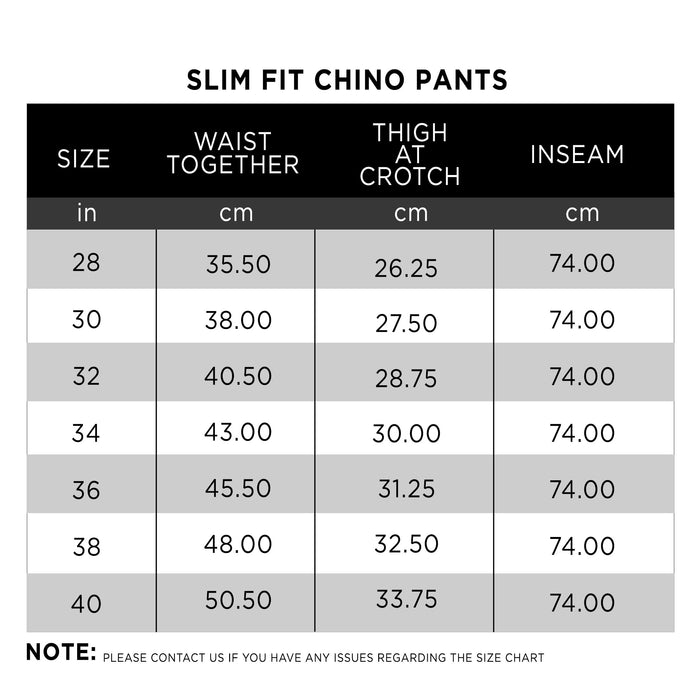 Slim Fit Chino Pants - IRONGEAR Fitness
