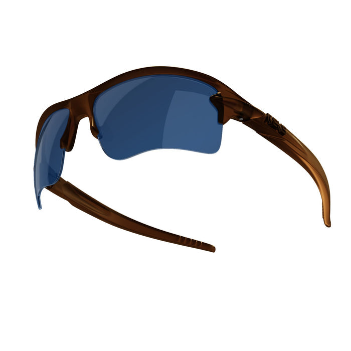 Single Vision / Rose Amber / Solid Blue Mirror